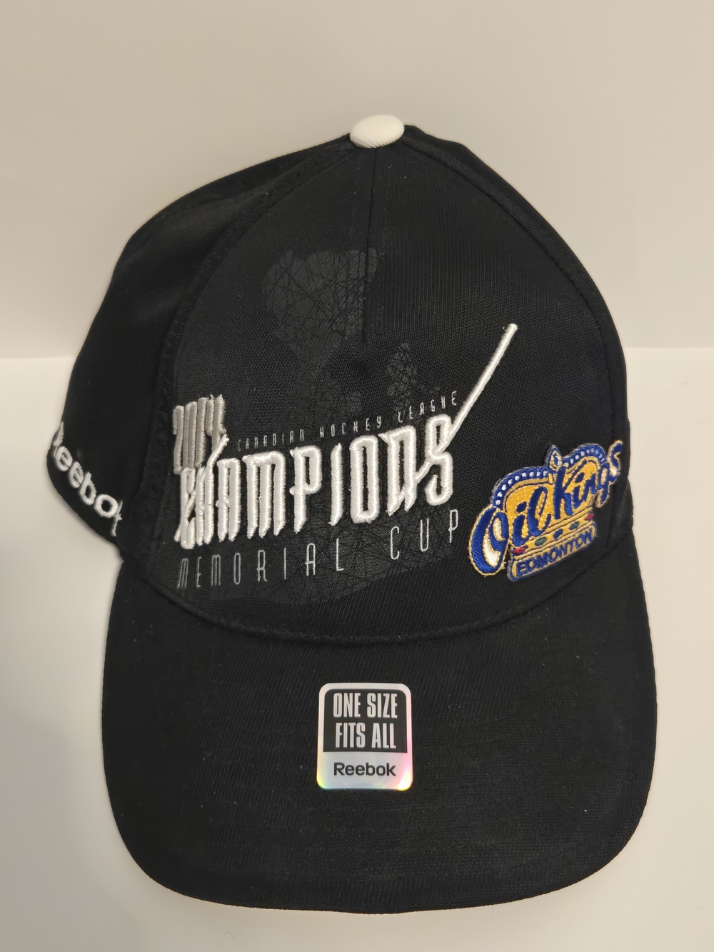 Reebok Edmonton Oil Kings 2014 Memorial Cup Champions Hat CHL Hockey